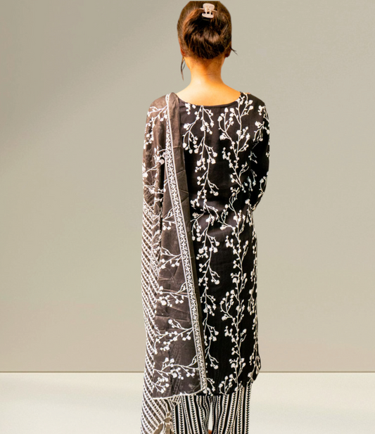 Cotton Kurta Set with Floral Print