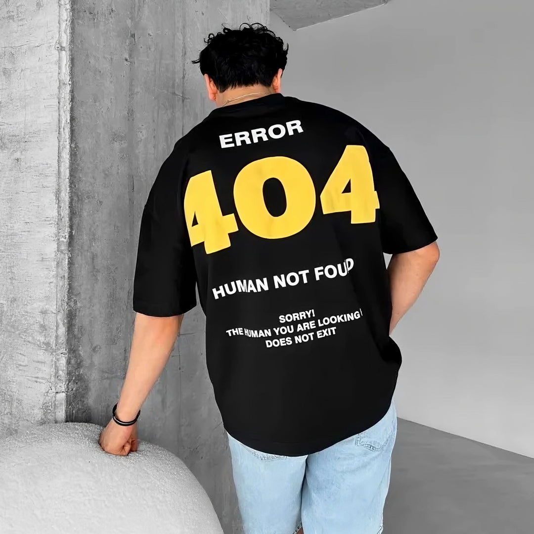 404 Not Found Oversized T-Shirt – Internet-Inspired Streetwear