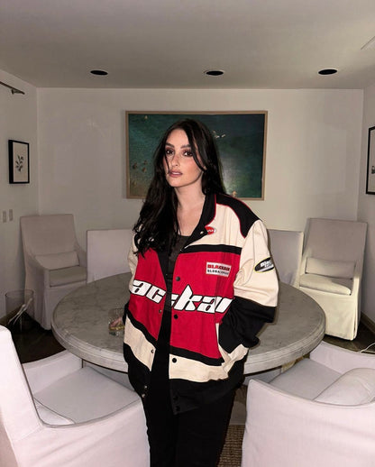 Blackair Motorsport Jacket – Bold Oversized F1 Streetwear