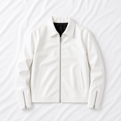 Boxy Fit Faux Leather Jacket – Trendy Unisex Streetwear