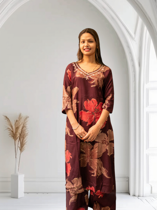 Cotton Palazzo Set for Women
