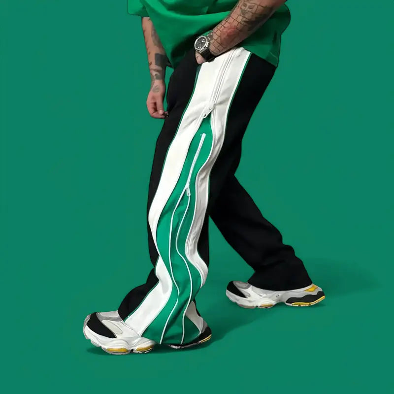 Zip Trip Track Pants – Iconic Streetwear with Edgy Zip Detailing